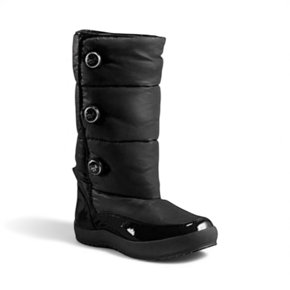 Coach Polina Nylon Puffy Boot Black Size 8